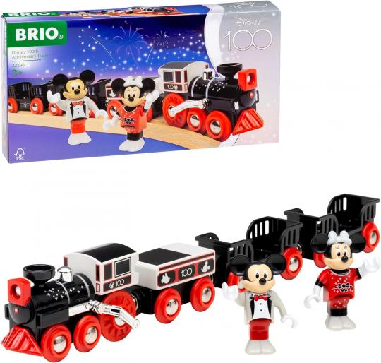 BRIO 32296 100 Jahre Disney Jubiläums-Zug für Holzeisenbahn 