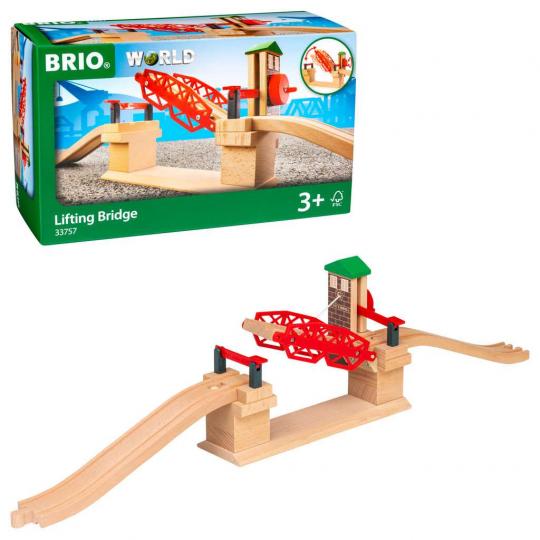 BRIO 33757 Hebebrücke für Holzeisenbahn 