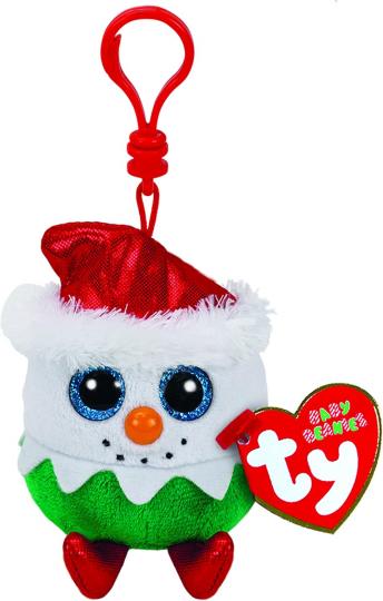 TY Schneemann Eggnog mit Clip 8,5cm Beanie Boo's 