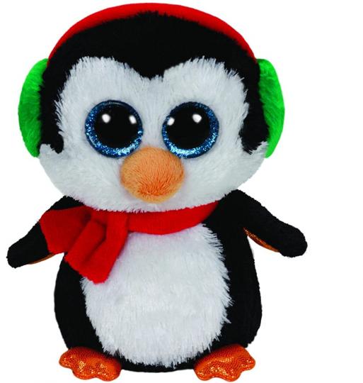 TY Plüschtier 15cm North Pinguin X-Mas 